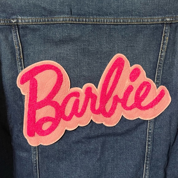 NWT Wrangler x Barbie Denim Jean Jacket Size Large - Picture 6 of 11